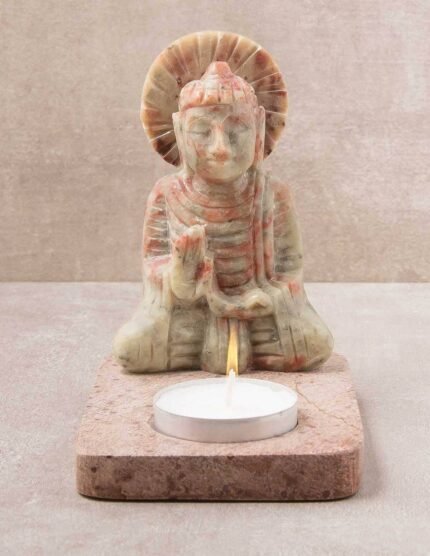 Buddha Burner and Candle Holder - As-Is-Clearance